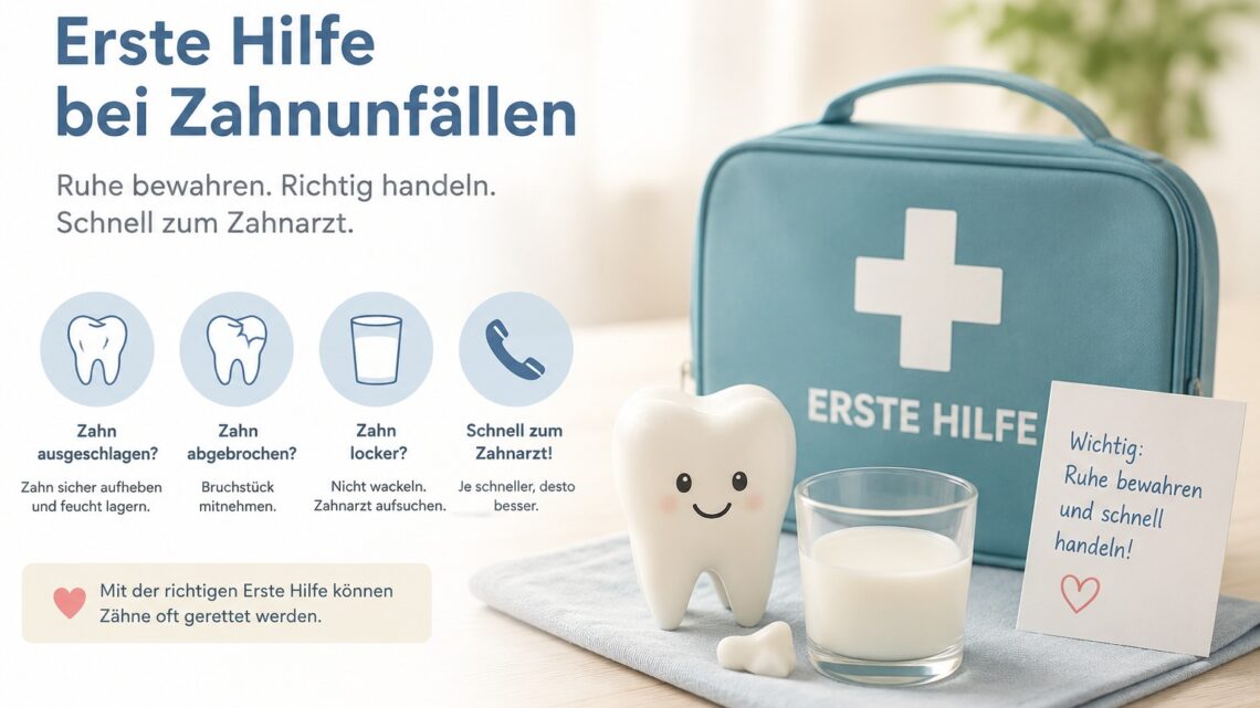erste Hilfe bei Zahnunfällen